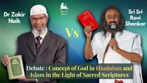 Dr Zakir Naik vs Sri Sri Ravishankar Debate | Concept of God in Islam and Hinduism in the Light of Sacred Scriptures | Banglore, India - 2006 | Part 1