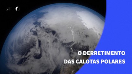 O derretimento das calotas polares