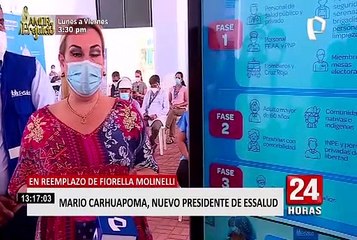 Mario Carhuapoma Yance es designado nuevo presidente ejecutivo de EsSalud