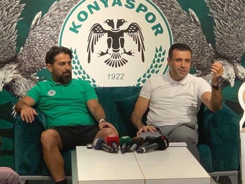 Konyaspor Kulübü Başkanı Fatih Özgökçen, basın mensuplarıyla bir araya geldi
