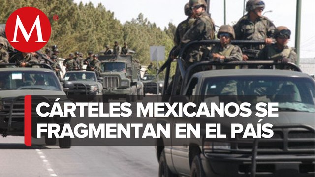 Segmentación de cárteles ha dado paso a 227 bandas criminales activas en México