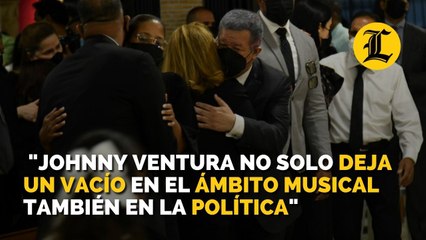 Leonel Fernández: "Johnny Ventura no solo deja un vacío en el ámbito musical también en la política"