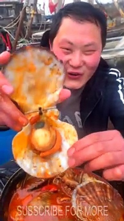 SPICY SEAFOOD | SQUID OCTOPUS SUPER NICE EATING |  أصوات الأخطبوط ال | #shorts #44
