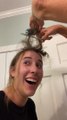 Woman Reacts Comically to Her Mom Chopping Off Her Entangled Hair in Roller Hairbrush