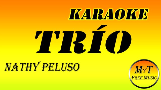 Nathy Peluso - TRÍO - Karaoke / Instrumental / Lyrics / Letra