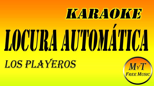 Los Playeros - Locura Automática - Karaoke / Instrumental / Lyrics / Letra