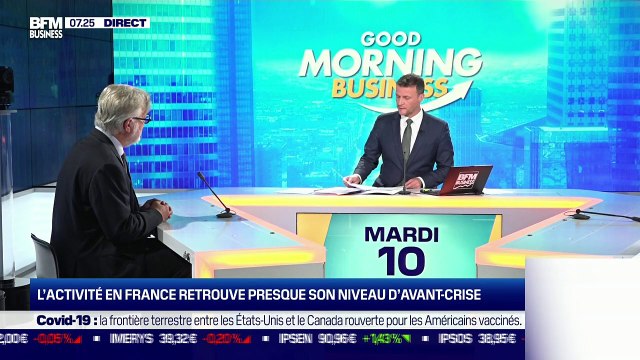 Philippe Waechter (Ostrum Asset Management) : L'activité en France retrouve presque son niveau d'avant-crise - 10/08