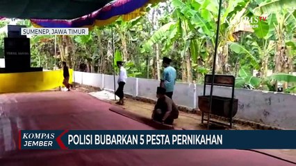 Polisi Bubarkan 5 Pesta Pernikahan Selama Sepekan di Sumenep