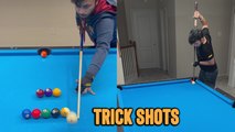 'Pool Champion Nails a Variety of Awe-Striking Snooker Trick Shots '