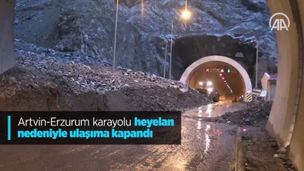 Descargar video: Artvin-Erzurum karayolu heyelan nedeniyle ulaşıma kapandı