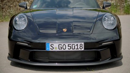 The new Porsche 911 GT3 Design Preview in Shark blue
