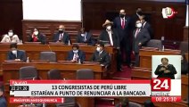 Perú Libre: 13 congresistas estarían pensado abandonar la bancada