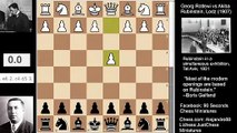 Rubinstein´s Immortal Game against Rotlewi (1907)