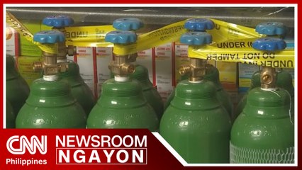 Supply ng oxygen tanks binabantayan din