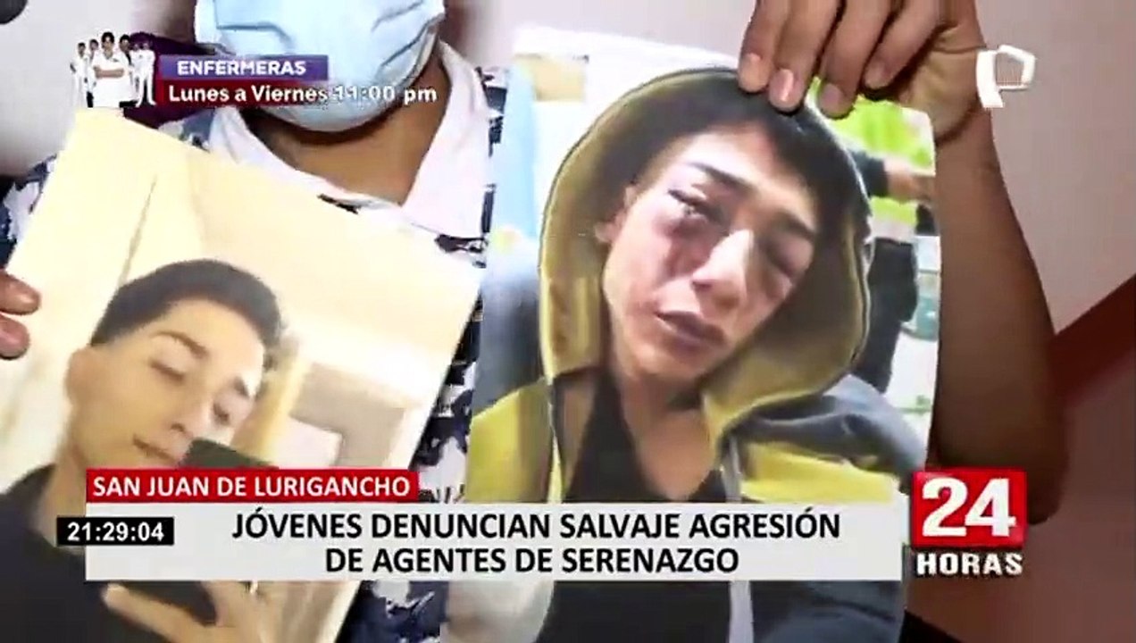 ¡Grave denuncia! Jóvenes fueron agredidos salvajemente por agentes del serenazgo de SJL