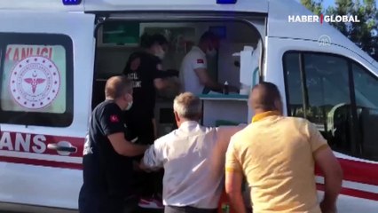 Uşak'ta otobüs şarampole yuvarlandı: 33 yaralı