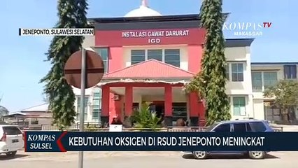 Kasus Tinggi Kebutuhan Oksigen Di Rsud Jeneponto Naik 2 Kali Lipat