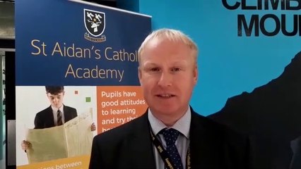 A-level results day at St Aidan's Catholic Academy