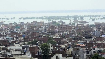 DIU: Satellite images showing severity of flood in UP's Pryagraj