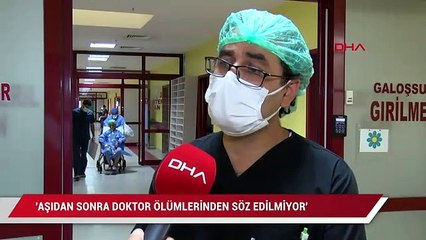 ‘Aşıdan sonra doktor ölümlerinden söz edilmiyor’