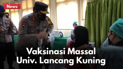 VAKSINASI MASSAL UNIVERSITAS LANCANG KUNING ! WAKAPOLRI UCAPKAN TERIMAKASIH