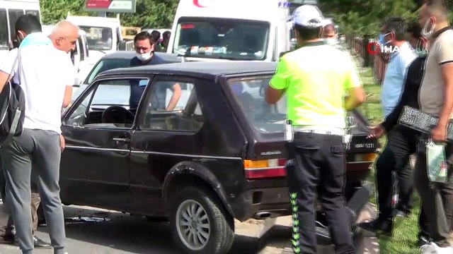 - Takla atan otomobilden burnu bile kanamadan çıktı