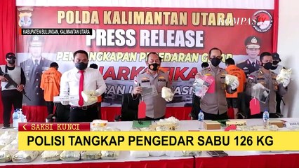 Bawa Sabu Seberat 126 Kilogram, Peredaran Narkoba Jaringan Internasional Digagalkan Polisi