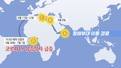 청해부대, 기니만 해역 인접국서 감염 추정...정박 후 환자 급증 / YTN