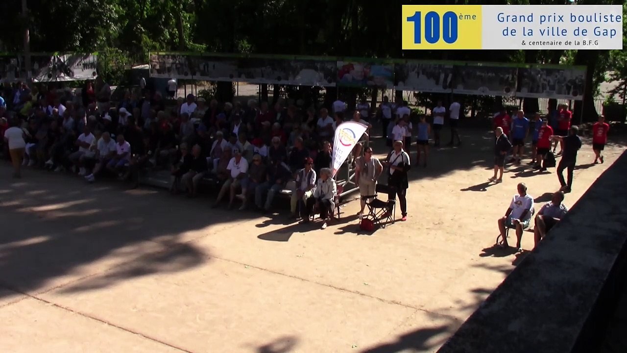 Présentation des finales, 100ème Grand Prix Bouliste International, Gap 2021