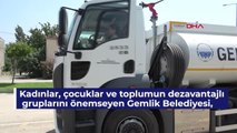 GEMLİK BELEDİYESİ'NDE İLK KADIN AĞIR VASITA ŞOFÖRÜ GÖREVE BAŞLADI