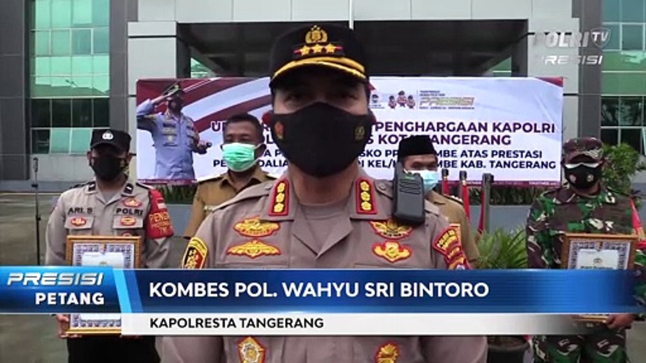 Penghargaan Kapolri untuk 3 Pilar Desa Jambe Kec. Jambe Kab Tangerang