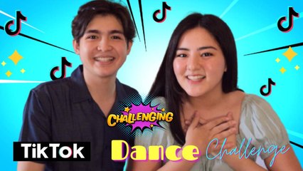 Challenging: ‘First Yaya’ love team CassQuin do the TikTok Dance Challenge!