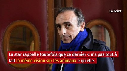 2022 : Brigitte Bardot tresse des lauriers à Éric Zemmour