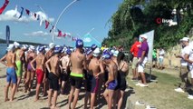 550 sporcu mavi bayraklı plajda şampiyonaya kulaç açtı