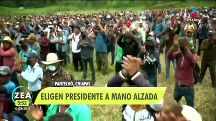 Pedro Cortés fue elegido como presidente del consejo municipal en Pantelhó
