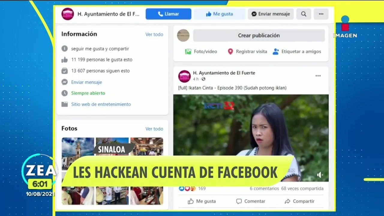 La cuenta de El Fuerte en Sinaloa fue hackeada