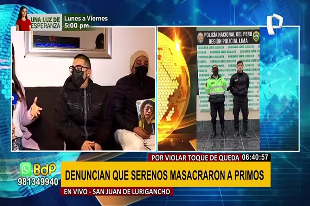 Agresión a jóvenes en SJL: denuncian que serenos los golpearon y secuestraron por 40 minutos
