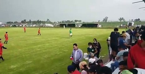 Tiroteo en pleno partido de fútbol en M´éxico