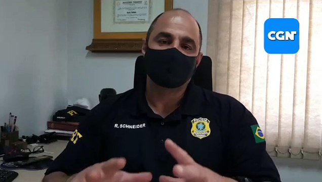 Inspetor-chefe da PRF, Ricardo Schneider, fala sobre acidente com vários veículos na BR-277