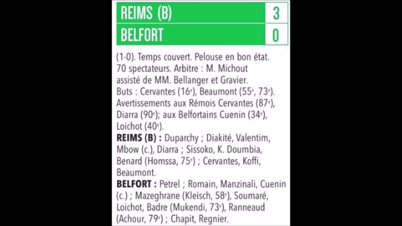 21 NATIONAL 2 J01 REIMS BELFORT
