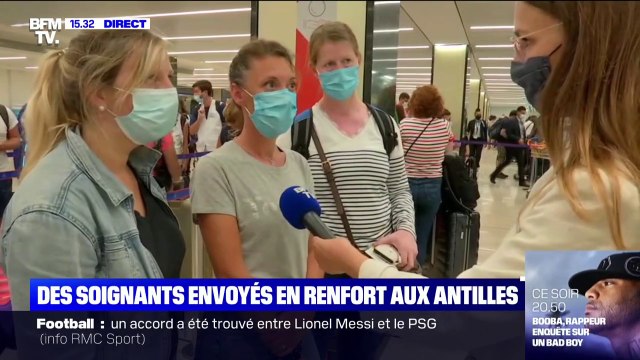 Covid-19: On l'a fait sans réfléchir , ces soignantes volontaires ont répondu à l'appel d'aide des hôpitaux antillais