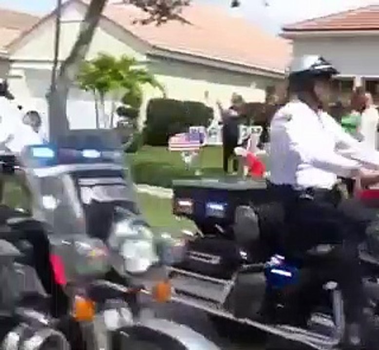 Criança, Florida, cortejo, FBI