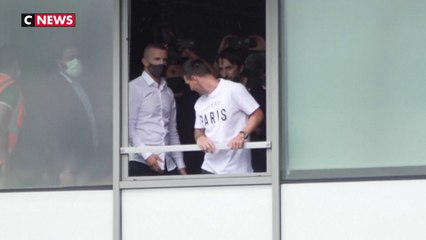 Lionel Messi est arrivé au Bourget.