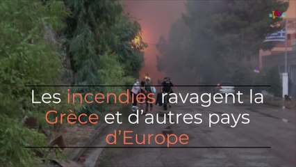 La Grèce ravagée par les incendies