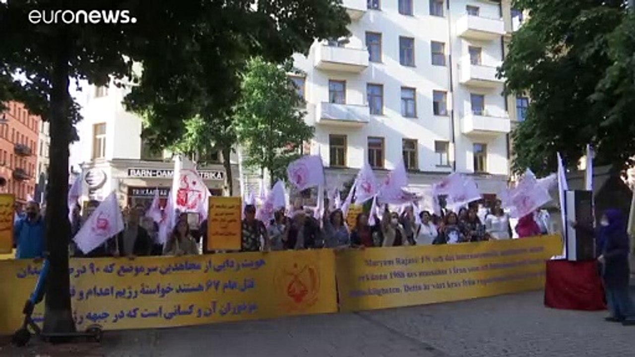 Des Iraniens réclament justice en Suède pour des massacres d'opposants
