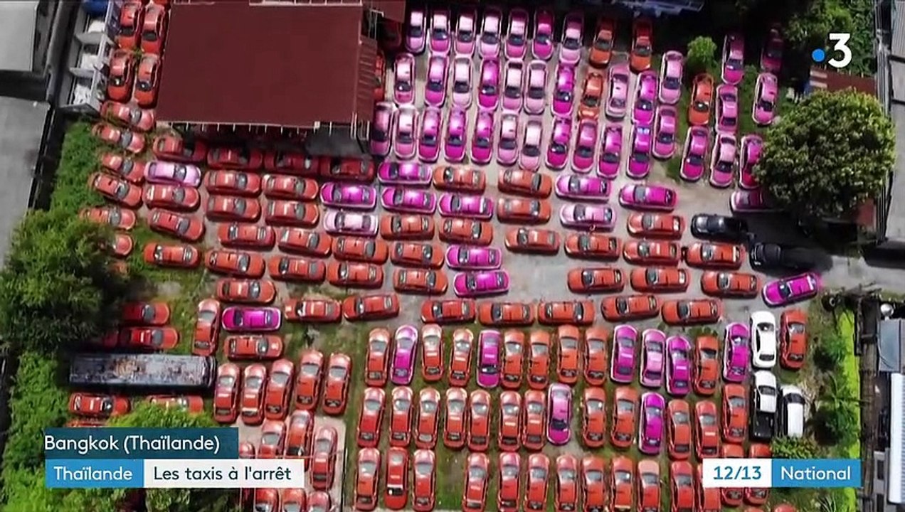 Thaïlande : à cause du Covid-19, tuk-tuk et taxis sont à l'arrêt