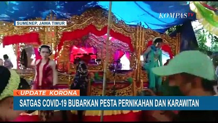 Satgas Covid-19 Bubarkan Pesta Pernikahan dan Karawitan