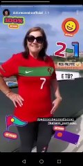 Vídeo. Dolores Aveiro mostra festejos da vitória de Portugal