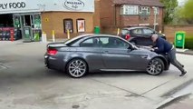Homem tenta evitar roubo do BMW e quase é atropelado