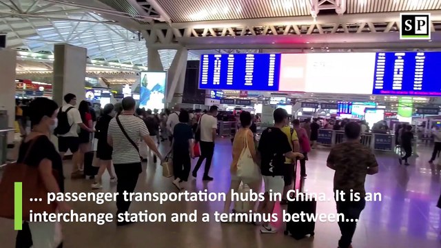 Chinese high-speed railway station: train station in Guangzhou